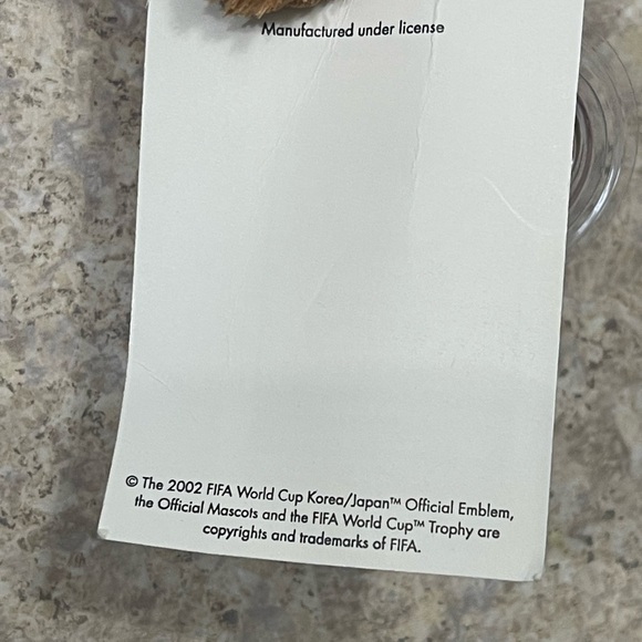 Ty Beanie Baby Champion Costa Rica The Bear 8.5" Flag Nose FIFA 2002 Special Tag - Picture 7 of 8